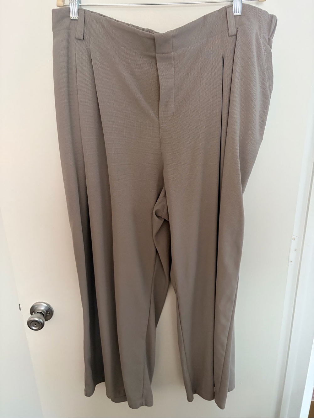 Halara 2X Wide Leg High Waisted Work Pants Elastic Back Pockets